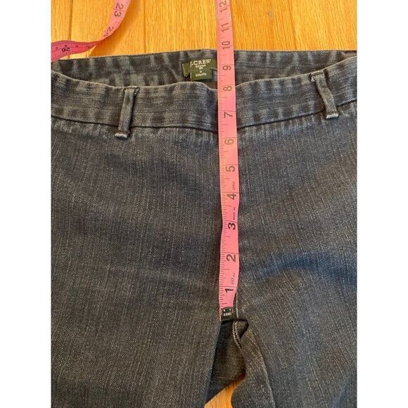 J. Crew, women's stretch city fit elastic waist cropped with bottom zip size 4 - Picture 8 of 10